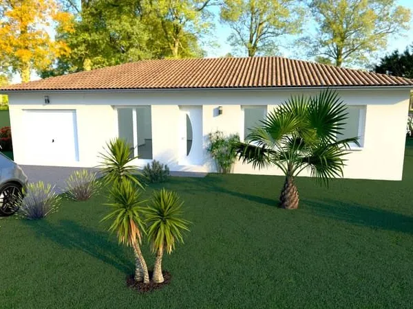 Terrain + Maison à Azur