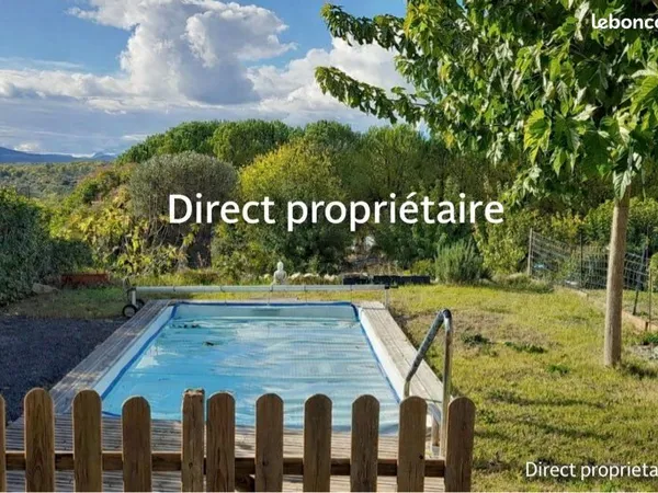 Villa 2014 piscine + terrasse 110 m² + vue dégagée - Sauve (30610)