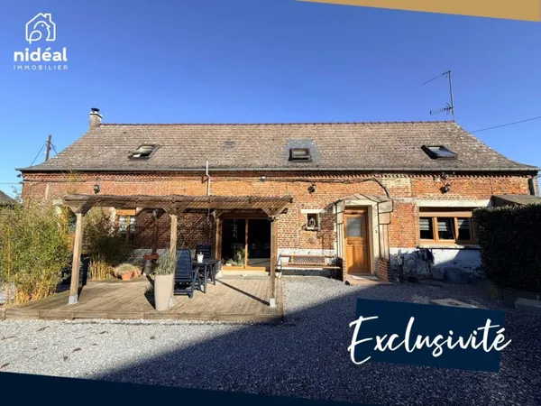 Corps de ferme 129m² habitables avec pâtures