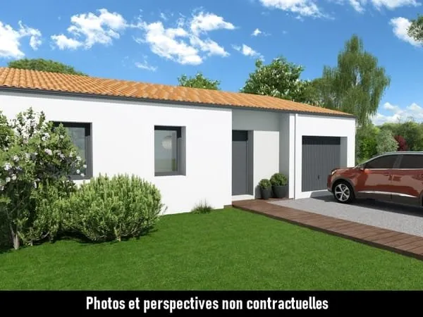Maison plain-pied 3 chambres