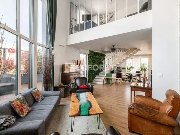 Appartement DUPLEX Colombes 4 pièces - 115m² - 2 places de stationnement