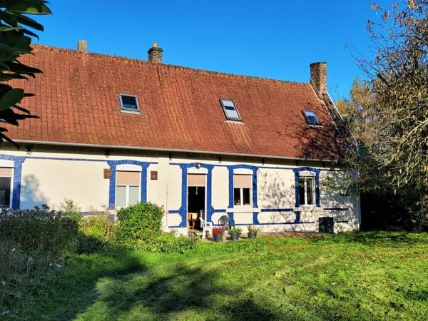 Maison type longère avec dépendances entre Hesdin et Montreu