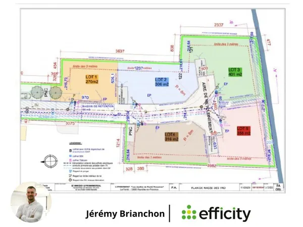 Terrain 270 m²