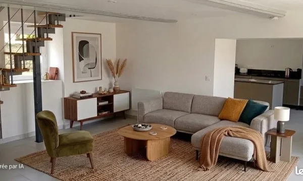 Maison en pierre renovée-145m²-4CH-Parking