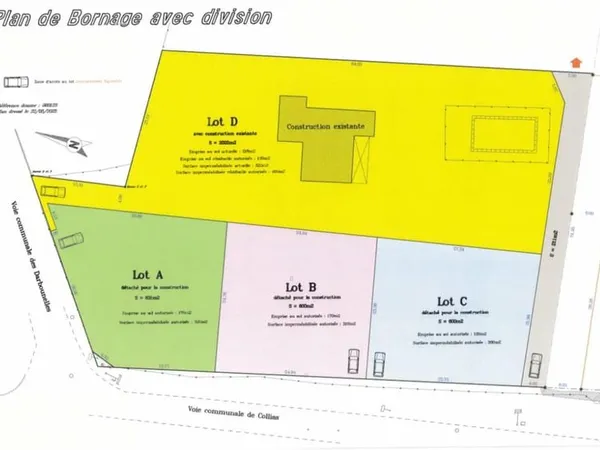 Terrain constructible Saint-Siffret