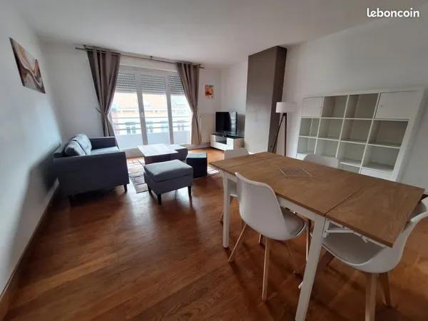 Location chambres meublées dans T4 bail mobilité