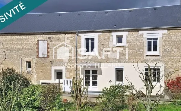 A 25 minutes de Caen, maison en pierre avec 4 chambres, dépendances, jardin et potentiel d'extension