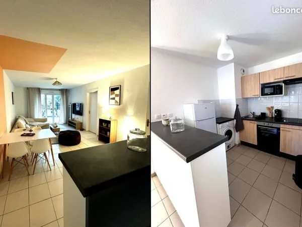 2 CHAMBRES MEUBLÉES DANS COLOC - T4 77 m² - BALCON - METRO - TOUTES CHARGES COMPRISES