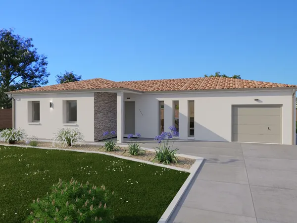 Terrain + maison 102 m²