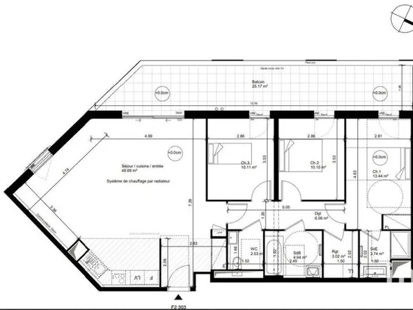 Vente Appartement 4 pièces