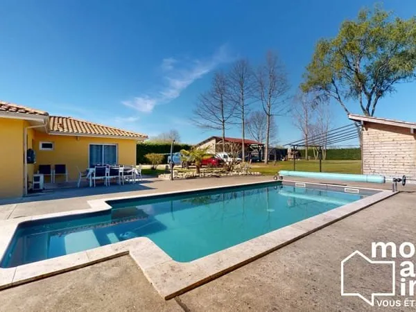 Belle propriété 5 chambres, piscine et grand garage