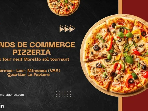 Fonds de commerce, pizzeria 45 m² BORMES LES MIMOSAS