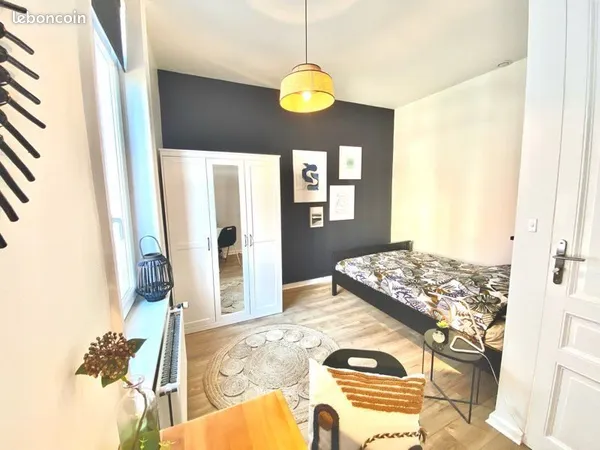 Colocation standing Tourcoing - Chbre 14,5 m2 au calme