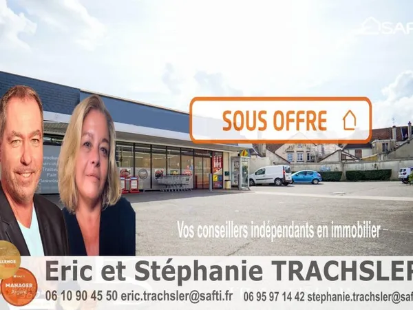 À Céder : Murs Commerciaux Alimentation Générale & Boucherie à Beaumont-sur-Sarthe (72170)