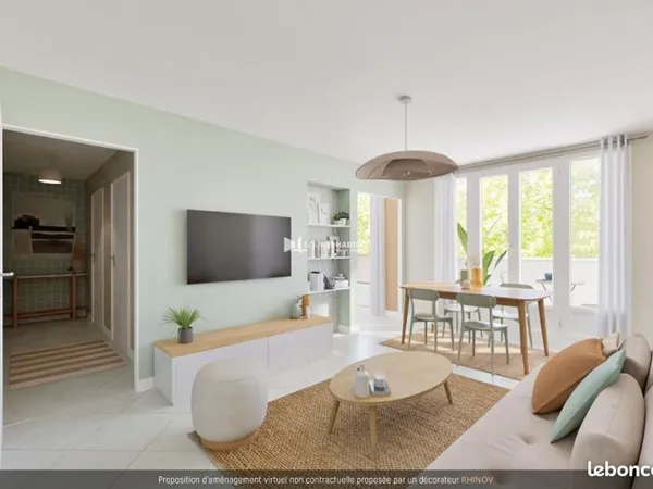 Appartement 2 pièces 44 m²