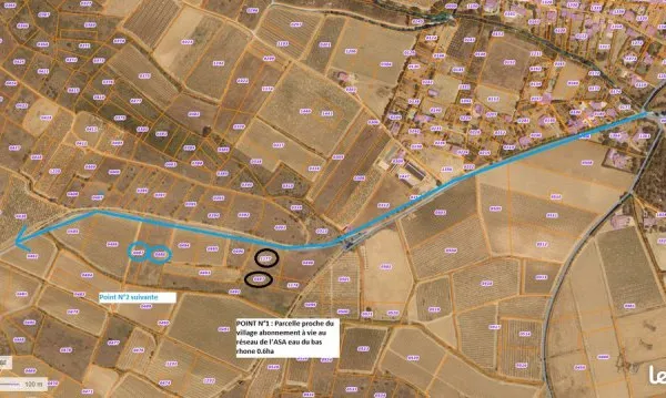 Vends parcelle agricole
