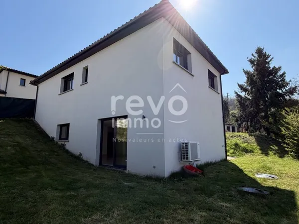 Maison de 123m2 sur 500m2 de terrain avec vue