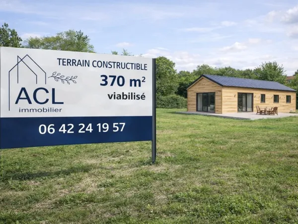Vends terrain à bâtir