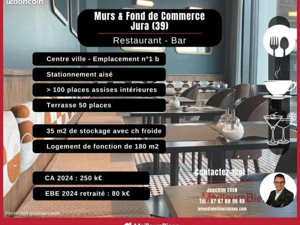 Commerce bar, restaurant 1 m²