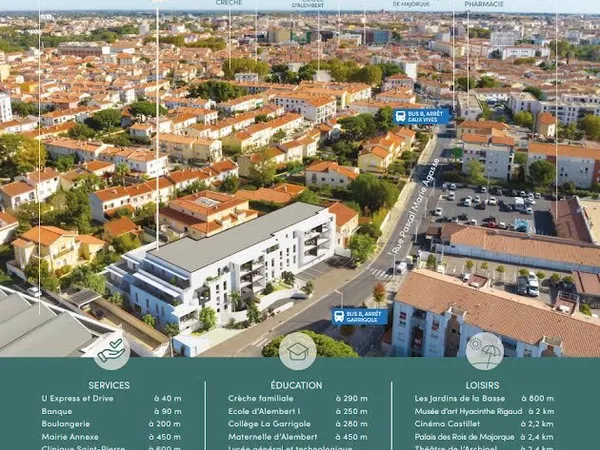 Appartement 3 pièces 58 m²