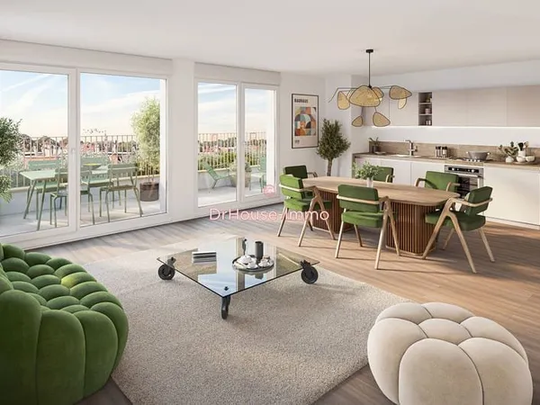 Appartement neuf T4 avec terrasse, loggia et 2 parking situé dans le quartier Canon d'or à Lambersar