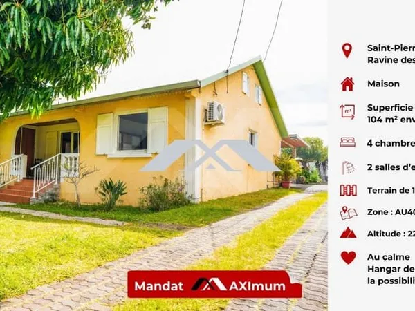 Maison 104 m² Ravine des Cabris