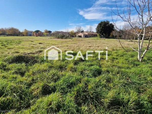 Terrain dans un environnement privilégié de Muret
