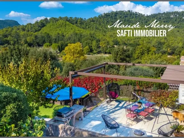 Vue époustoufflante - villa plain-pied 3 chambres - terrasse - piscine hors sol - terrain 620 m2 pay