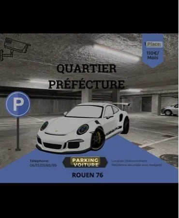 Location place de parking Rouen