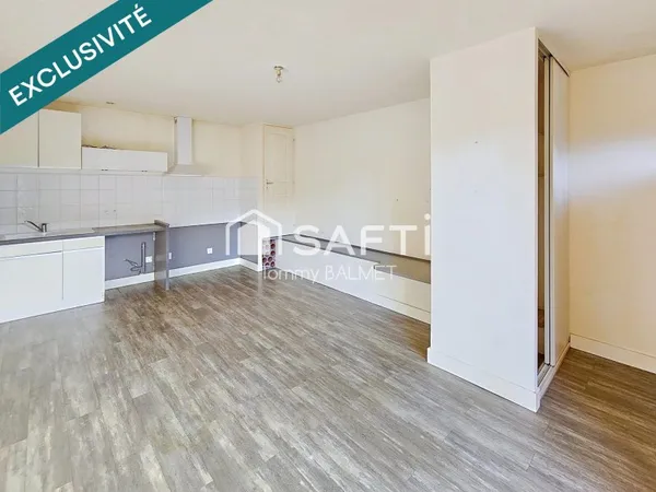 appartement 48 m² au rdc