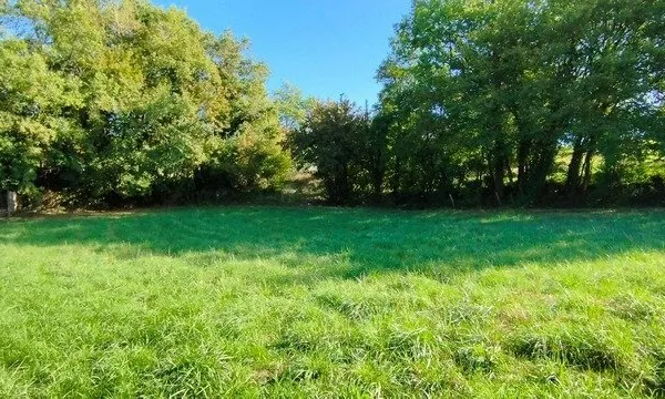 Pranzac, terrain plat avec CU de 1393 m², divisible