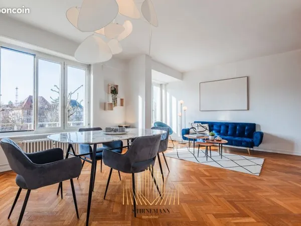 Orangerie - Appartement de caractère F5 133 m² avec vue sur l'Ill, garage et ascenseur