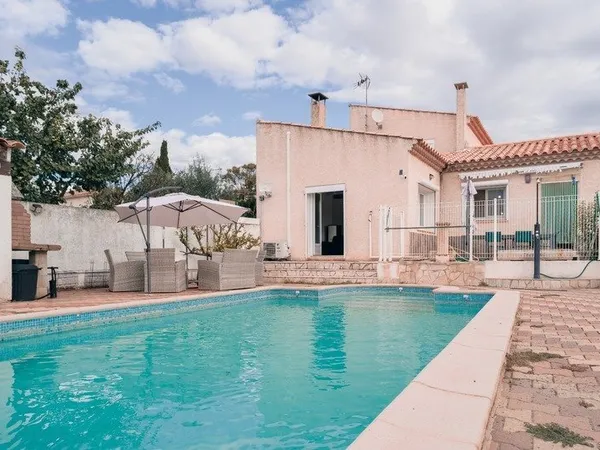 Maison à vendre 7 pièces CUXAC D'AUDE (11) Piscine chauffée