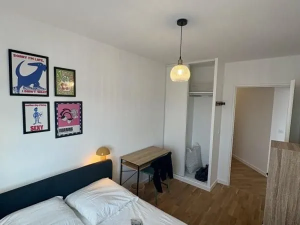 Chambre 1 pièce 19 m²
