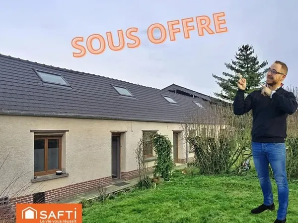 Charmante longère individuelle avec grand jardin arboré - à proximité de Caudry