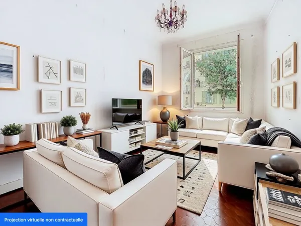 NICE RIQUIER 3 PIÈCES DE 65 M²