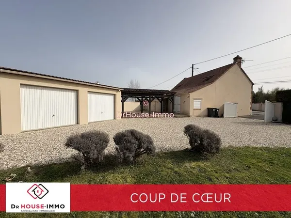 Charmante maison de 4 pièces - beau terrain - double garages