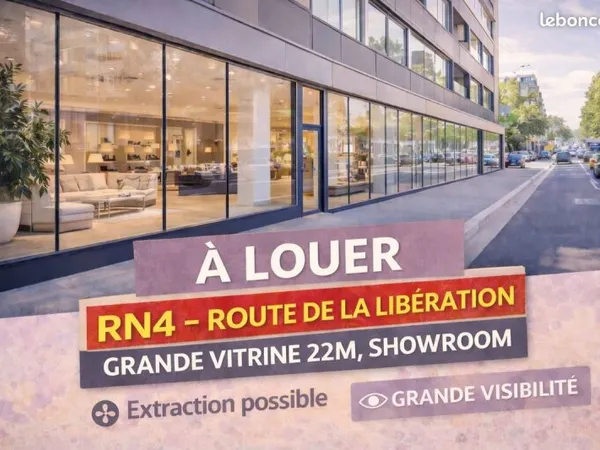 Local commercial 250 m² CHENNEVIERES SUR MARNE