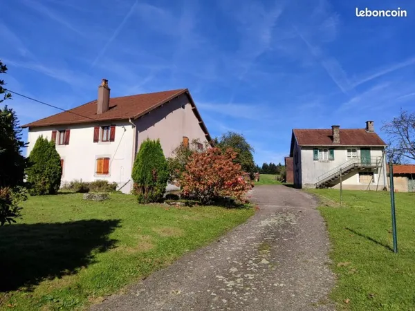 Ferme + dépendances sur 3,8 hectares libres