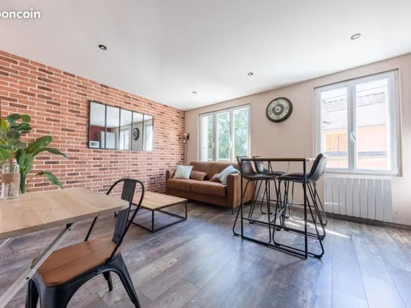 Appartement T2 style industriel 38m2 refait à neuf récemment