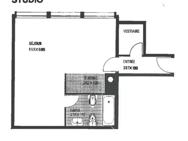Appartement 1 pièce 35 m²