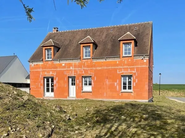 Maison familiale en cours de construction