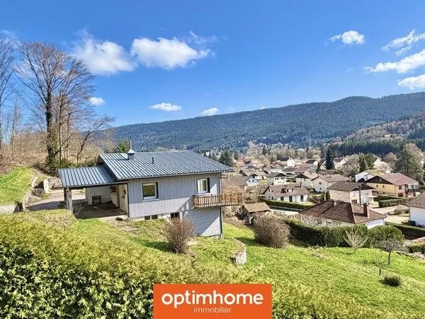 Maison 3 chambres + salle de jeux - Vue plein sud - Terrain 1467 m² - Proche sentiers de randonnée -