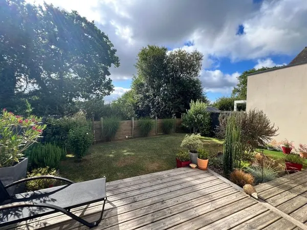 Rare, Saint André des Eaux centre, maison moderne de 93m²(78,36m² loi Carrez), 3 chambres, terrain 2