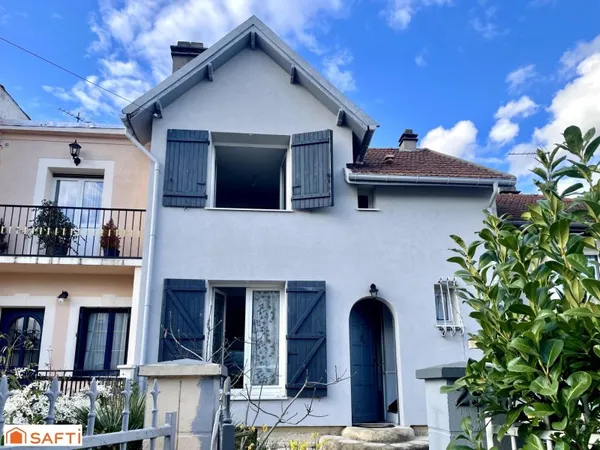 Maison 4 pièces de 85 m2 avec dépendance de 16 m2, jardin, garage, possibilité d'une 4ème chambre