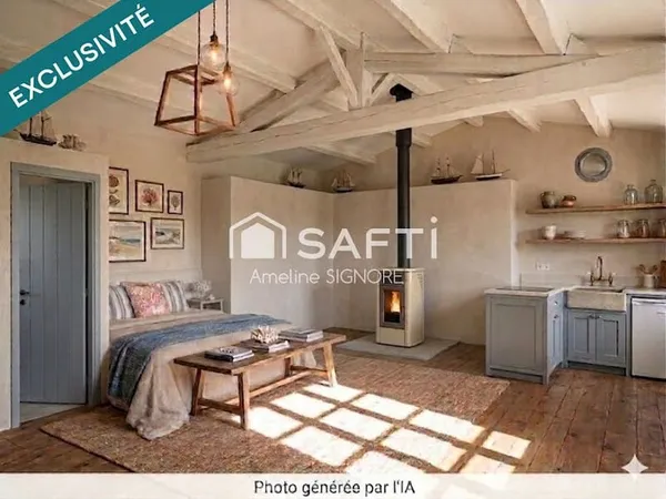 Maison 1 pièce 30 m²