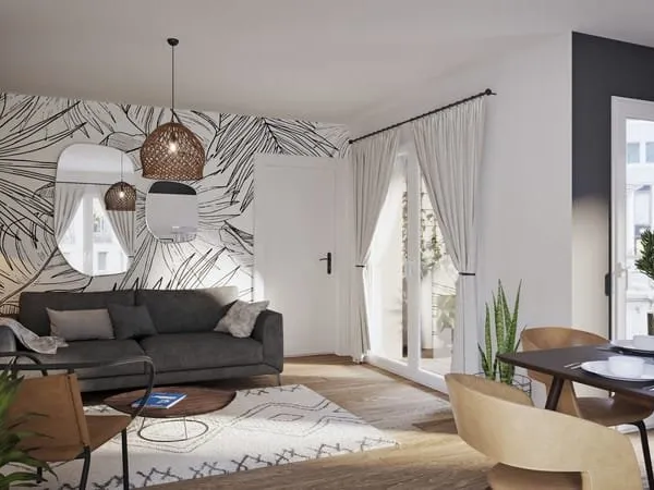 Appartement 2 pièces 45 m²