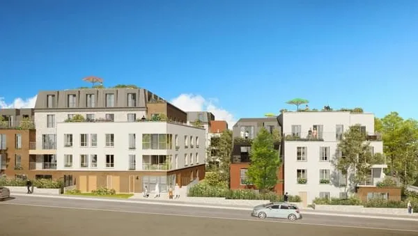 Appt 4 pièces avec balcon et 2 parkings - 578 000 euros