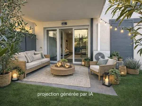 T2 avec garage et jardin