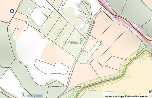 Terrain 3850 m²